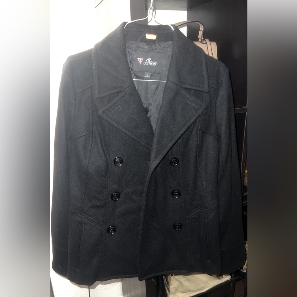 Guess wool pea coat
